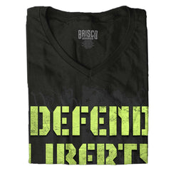 Black|Defend Liberty Junior Fit V-Neck T-Shirt|Tactical Tees