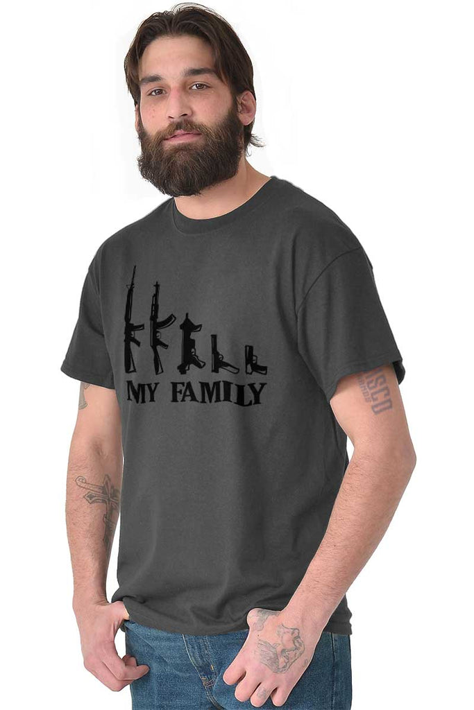 Male_Charcoal1|My Family T-Shirt|Tactical Tees