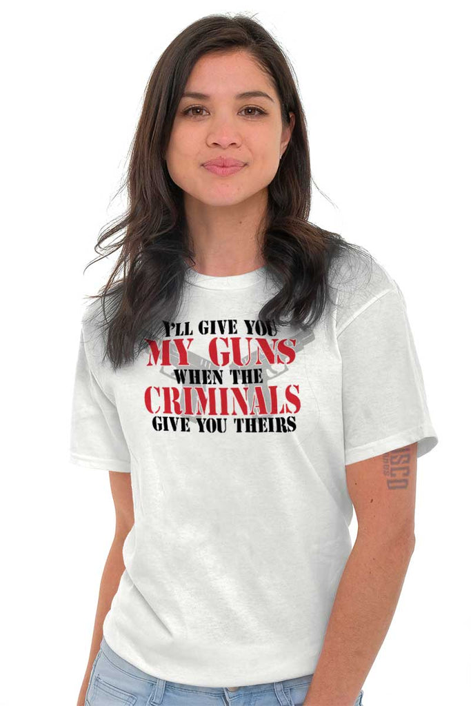 Female_White2|Criminals T-Shirt|Tactical Tees