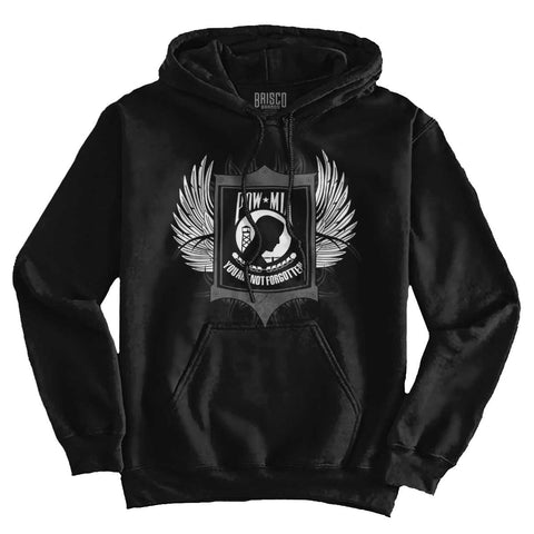 Black|POW MIA You Are Not Forgotten Hoodie|Tactical Tees