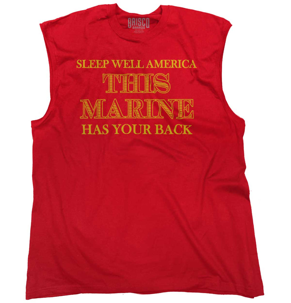Red1|This Marine Sleeveless T-Shirt|Tactical Tees
