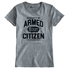 SportGrey1|Armed Citizen Ladies T-Shirt|Tactical Tees