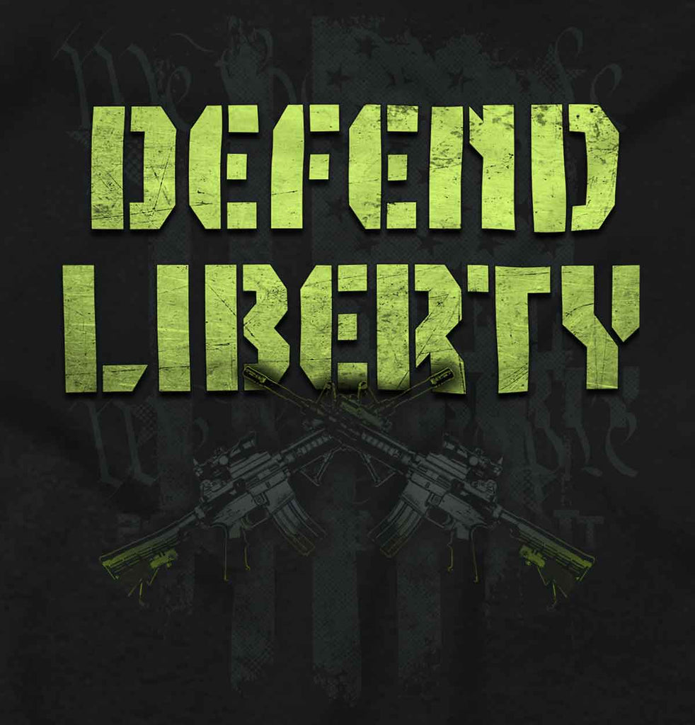Black2|Defend Liberty Ladies T-Shirt|Tactical Tees