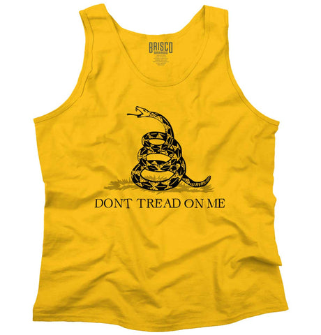 Gold|Don’t Tread On Me Tank Top|Tactical Tees