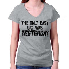 SportGrey|Yesterday Junior Fit V-Neck T-Shirt|Tactical Tees