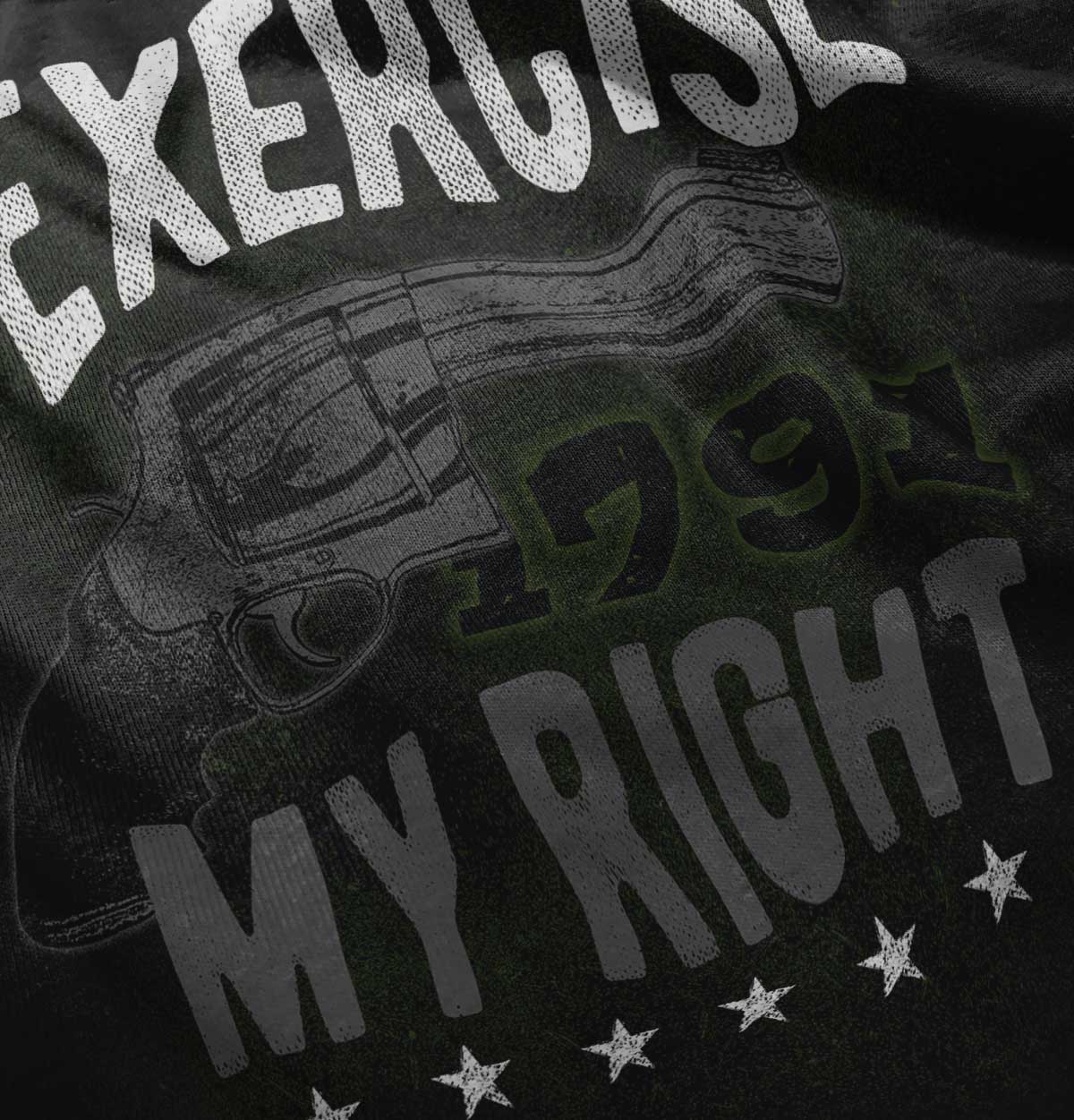 Black|I exercise My Right Ladies T-Shirt|Tactical Tees