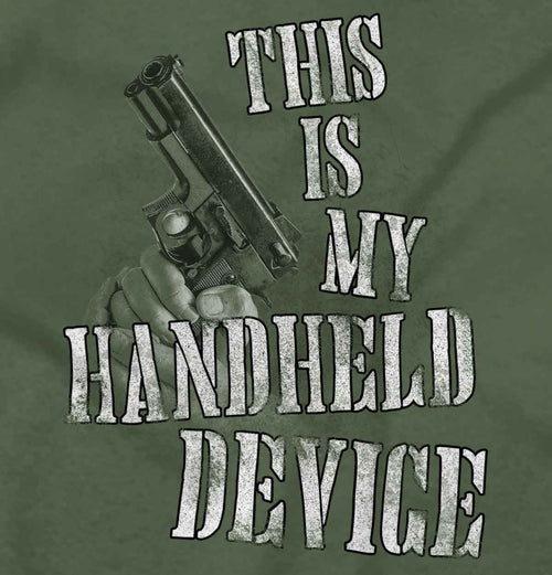 MilitaryGreen|Handheld Device T-Shirt|Tactical Tees