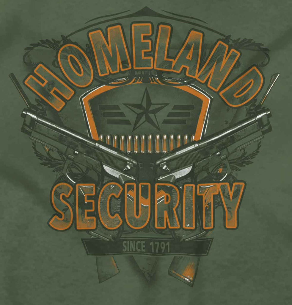 MilitaryGreen2|Homeland Security Crewneck Sweatshirt|Tactical Tees