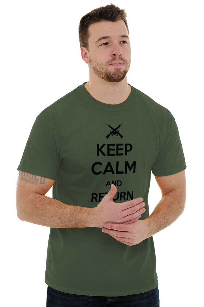 Male_MilitaryGreen2|Return Fire T-Shirt|Tactical Tees