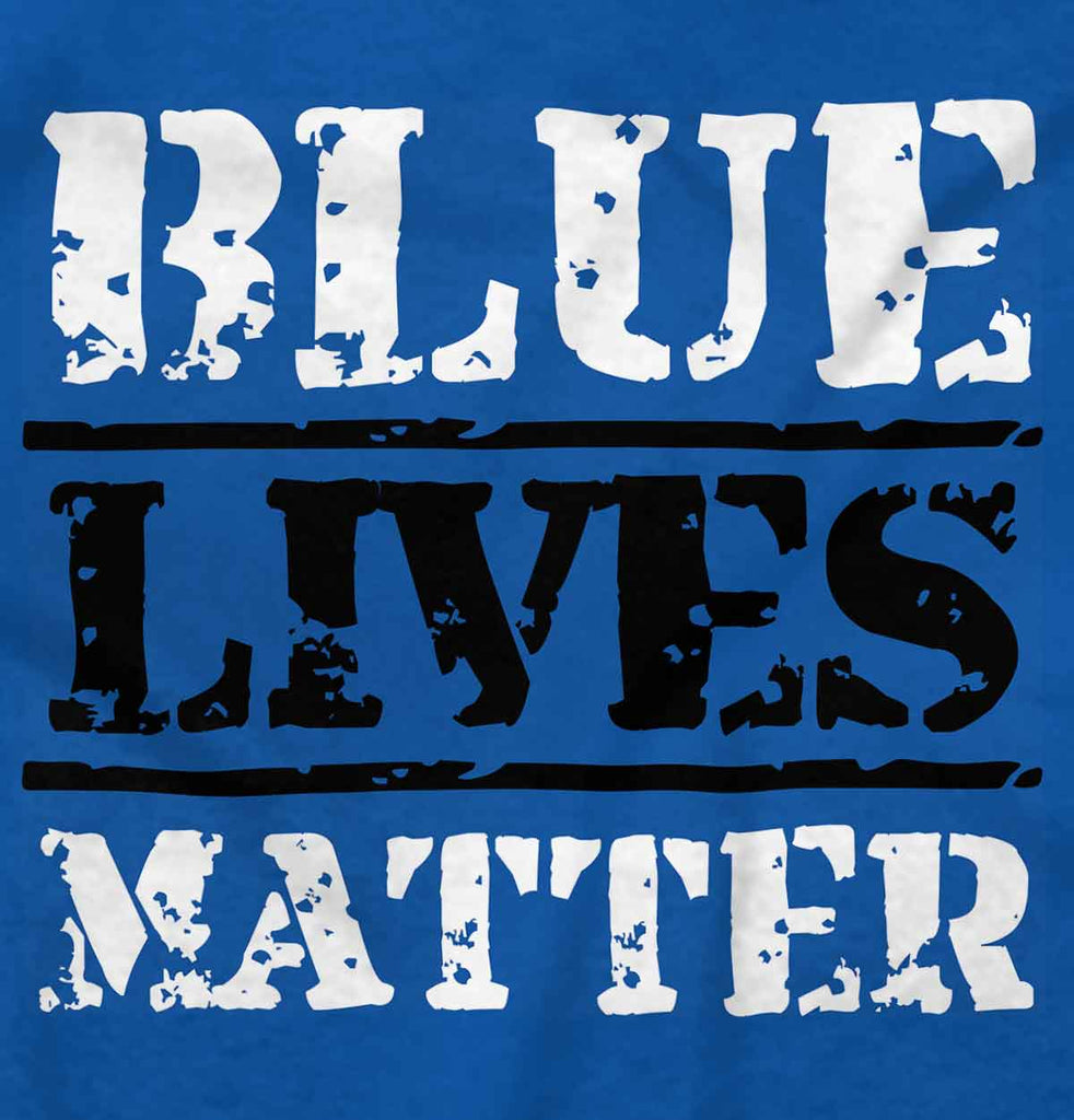 Royal2|Blue Lives Matter Bold Zip Hoodie|Tactical Tees