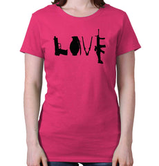 Heliconia|Gun Love Ladies T-Shirt|Tactical Tees