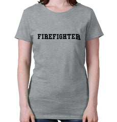 SportGrey|Firefighter Logo Ladies T-Shirt|Tactical Tees