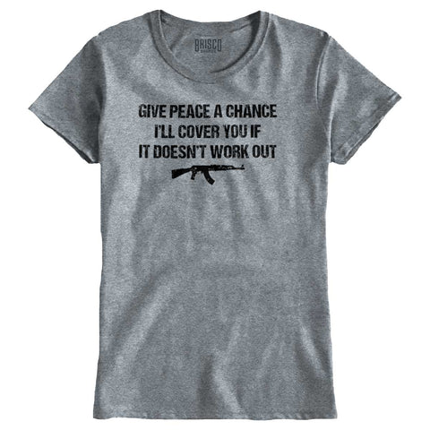 SportGrey|Peace a Chance Ladies T-Shirt|Tactical Tees