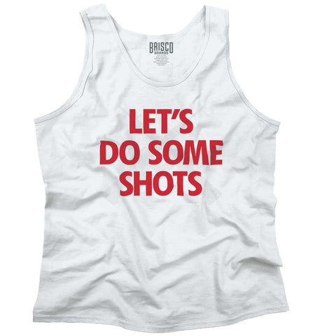 White|Lets Do Shots Tank Top|Tactical Tees