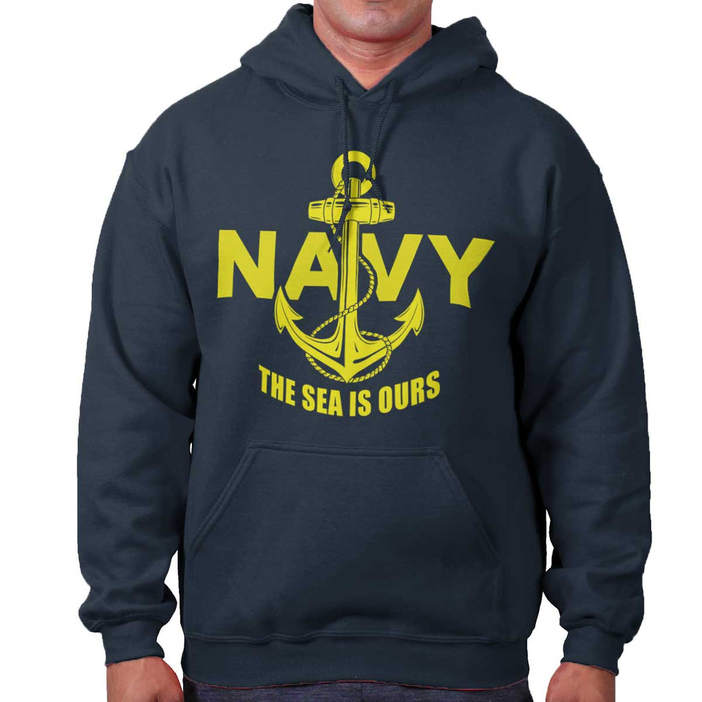 Navy|Sea is Ours Hoodie|Tactical Tees