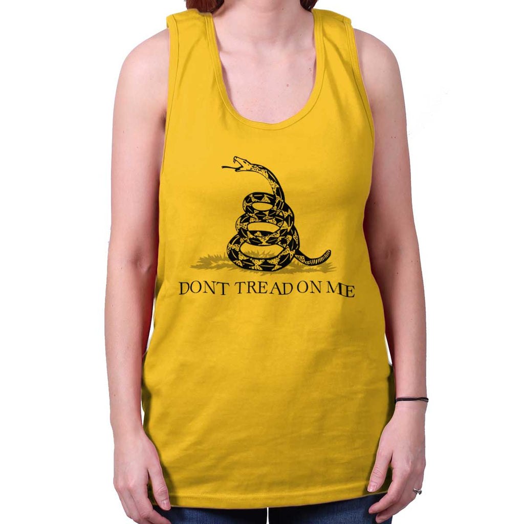 Gold|Don’t Tread On Me Tank Top|Tactical Tees