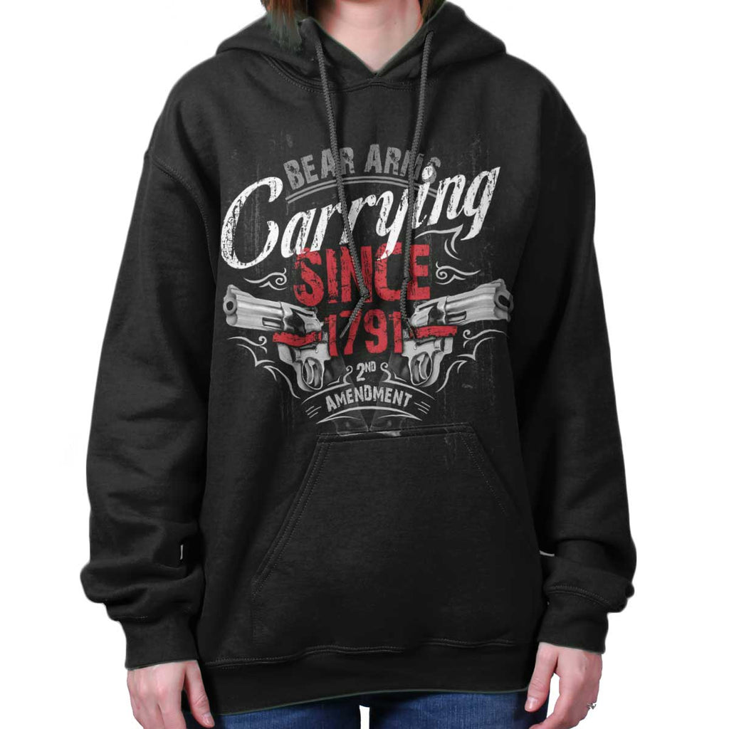 Black|Carrying Since Hoodie|Tactical Tees