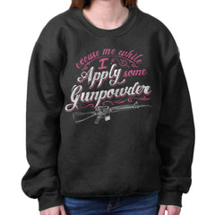 Black|Gunpowder Crewneck Sweatshirt|Tactical Tees
