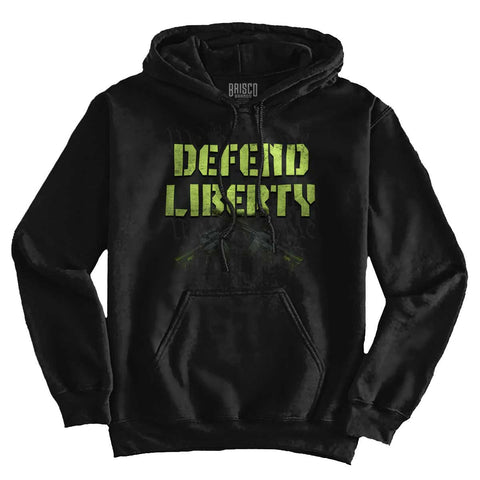 Black|Defend Liberty Hoodie|Tactical Tees
