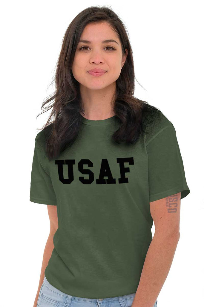 Female_MilitaryGreen2|USAF Logo T-Shirt|Tactical Tees