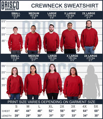 CherryRed|This Marine Crewneck Sweatshirt|Tactical Tees