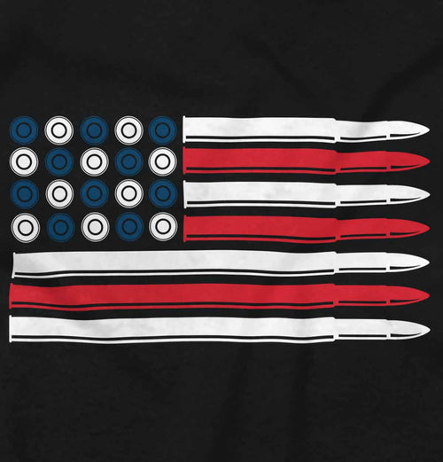 Black|Bullet Flag T-Shirt|Tactical Tees