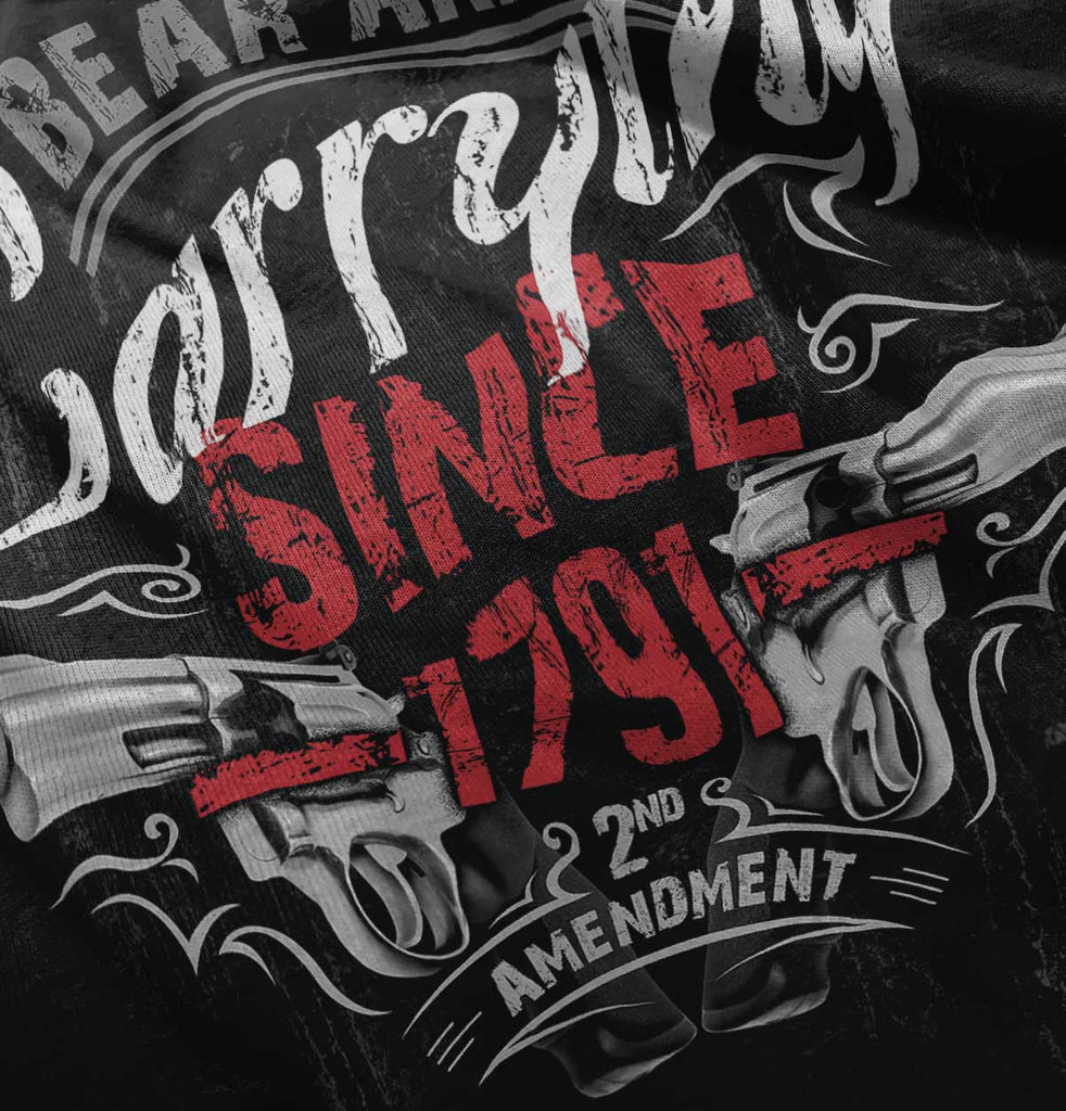 Black|Carrying Since Ladies T-Shirt|Tactical Tees