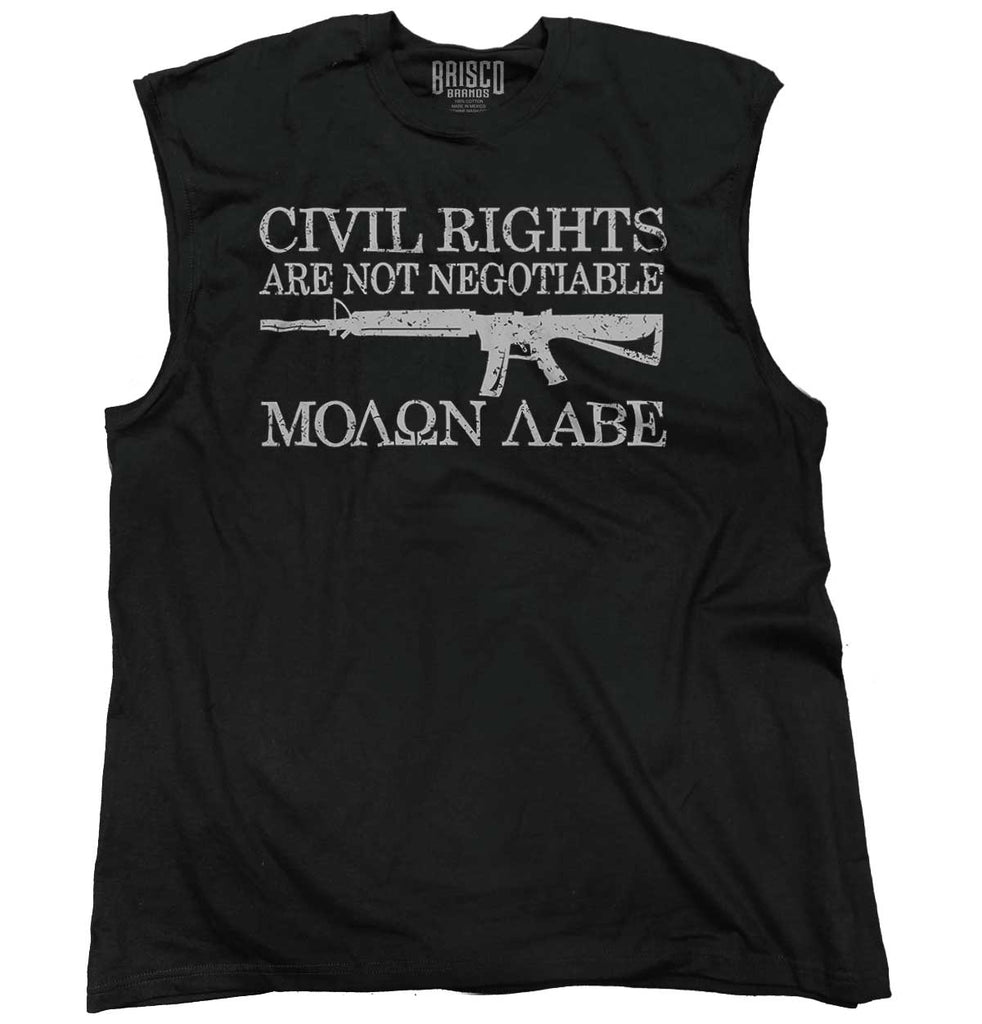 Black1|Civil Rights Sleeveless T-Shirt|Tactical Tees