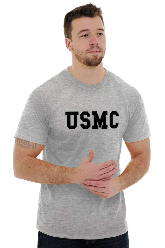 Male_SportGrey2|USMC Logo T-Shirt|Tactical Tees