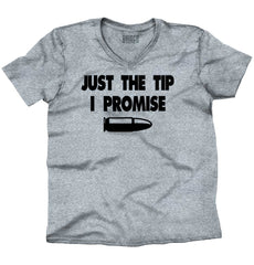 SportGrey1|Just the Tip V-Neck T-Shirt|Tactical Tees