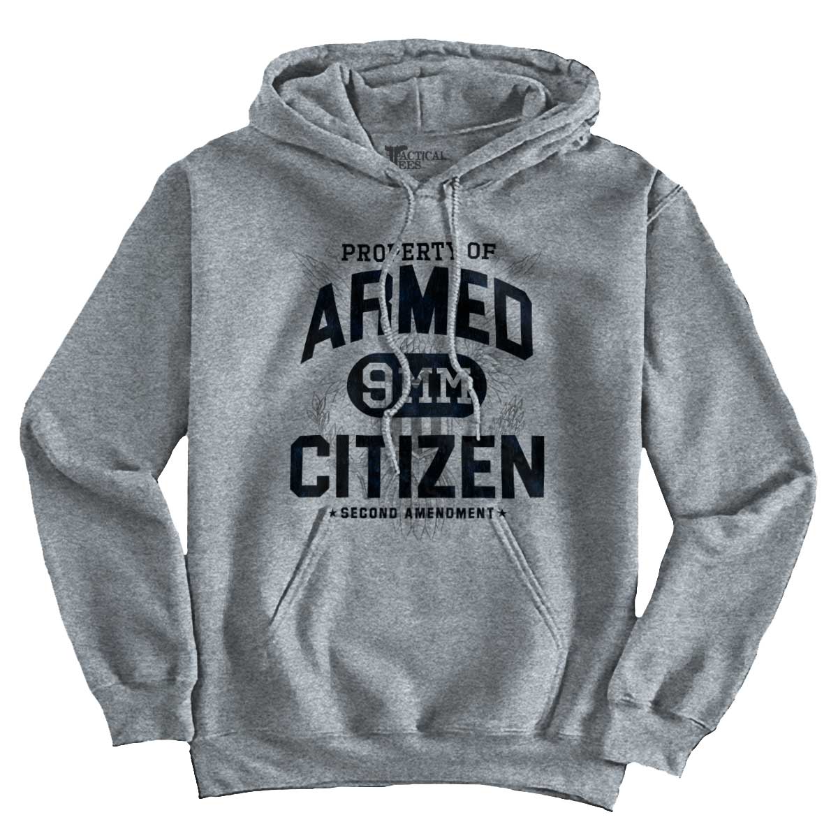 SportGrey1|Armed Citizen Hoodie|Tactical Tees