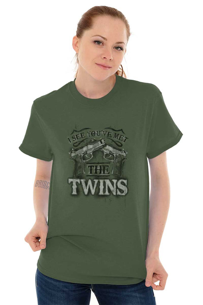 Female_MilitaryGreen2|I See Youve Met The Twins T-Shirt|Tactical Tees