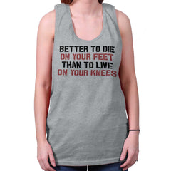 SportGrey|Die on Your Feet Tank Top|Tactical Tees
