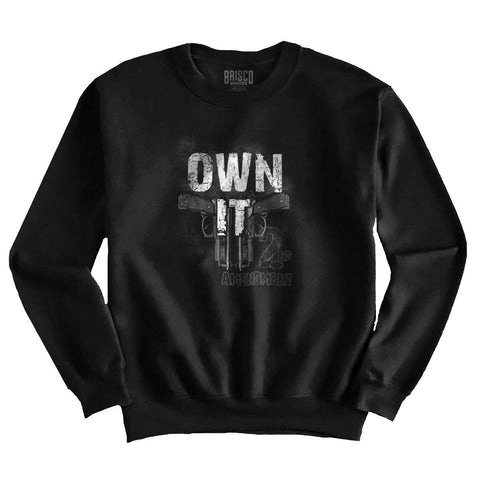 Black|Own It  AMaledMalet Crewneck Sweatshirt|Tactical Tees