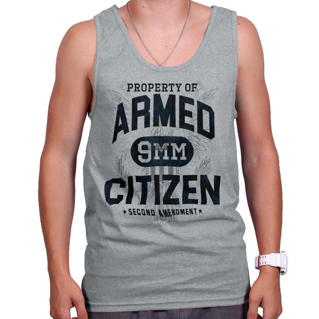SportGrey|Armed Citizen Tank Top|Tactical Tees