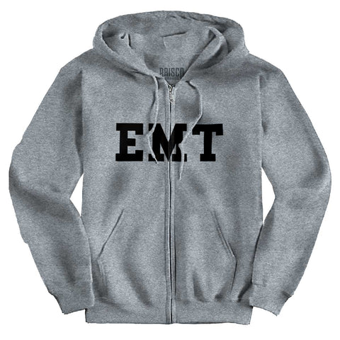 SportGrey|EMT Logo Zipper Hoodie|Tactical Tees