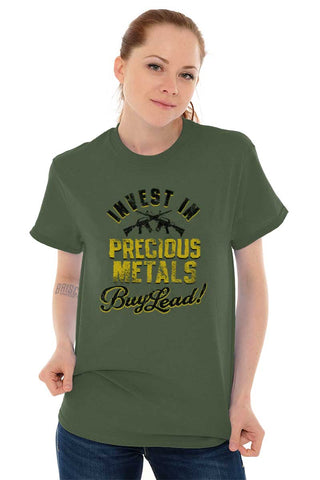Male_MilitaryGreen1|Precious Metals T-Shirt|Tactical Tees