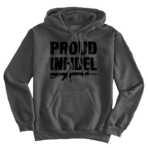 Charcoal|Proud Infidel Hoodie|Tactical Tees