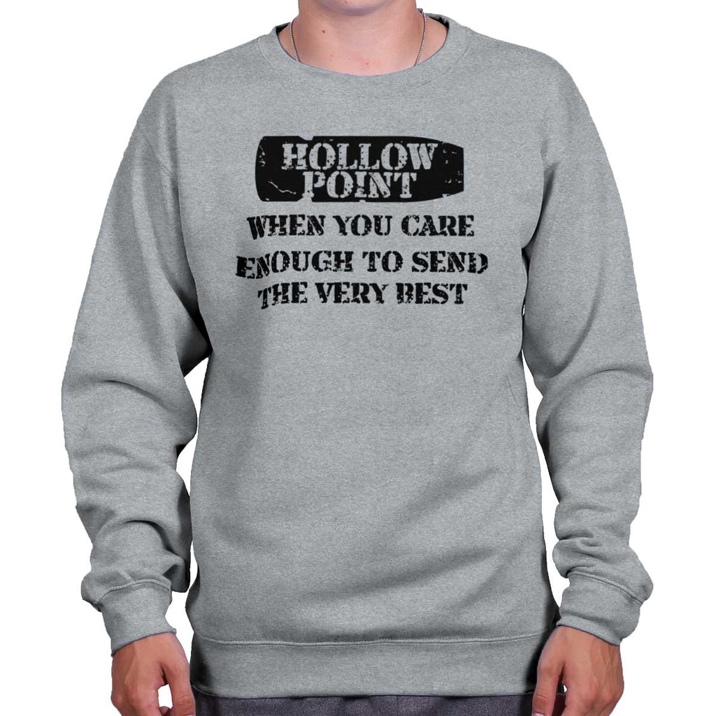 SportGrey|Hollow Point Crewneck Sweatshirt|Tactical Tees
