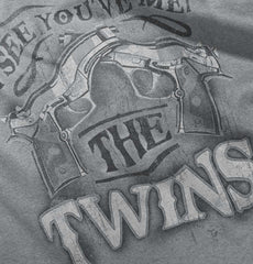 SportGrey|I See Youve Met The Twins V-Neck T-Shirt|Tactical Tees