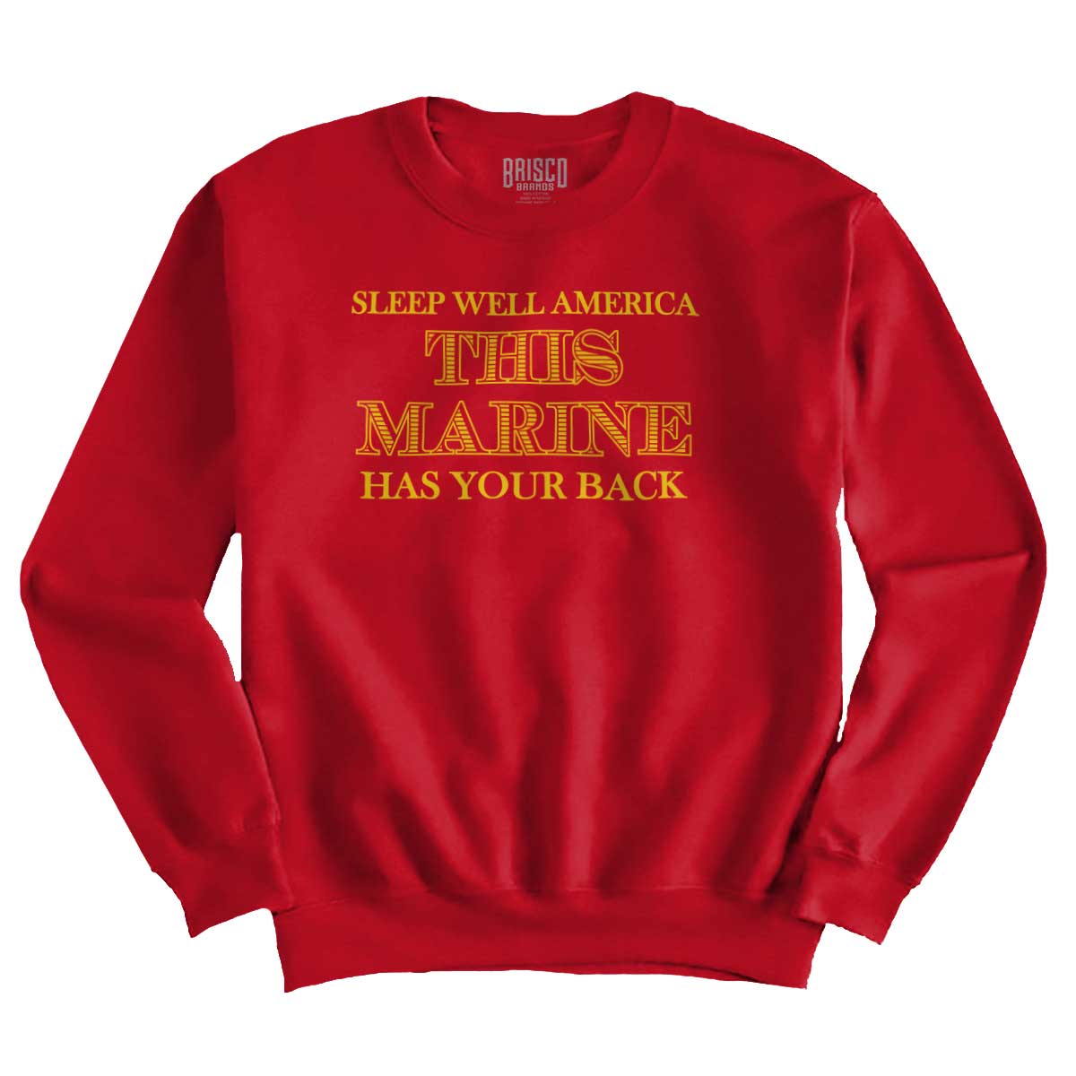 CherryRed1|This Marine Crewneck Sweatshirt|Tactical Tees