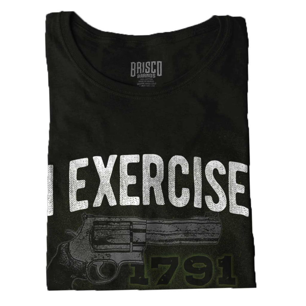 Black|I exercise My Right Ladies T-Shirt|Tactical Tees