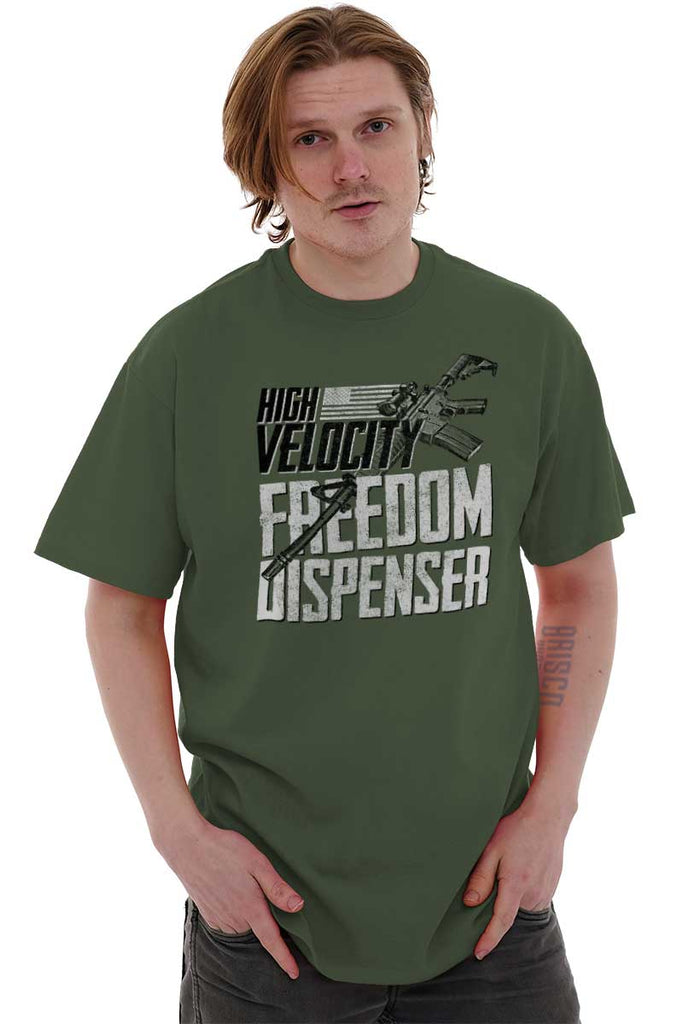 Male_MilitaryGreen1|Freedom Dispenser T-Shirt|Tactical Tees