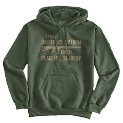 MilitaryGreen1|Peaceful Slavery Hoodie|Tactical Tees