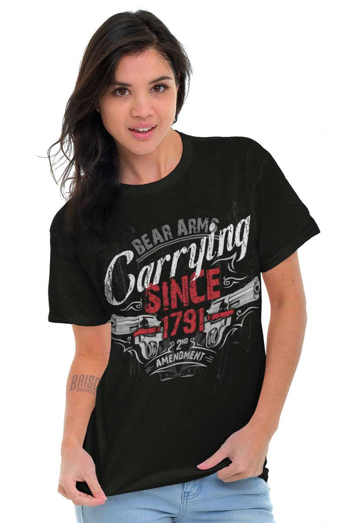 Female_Black2|Carrying Since T-Shirt|Tactical Tees