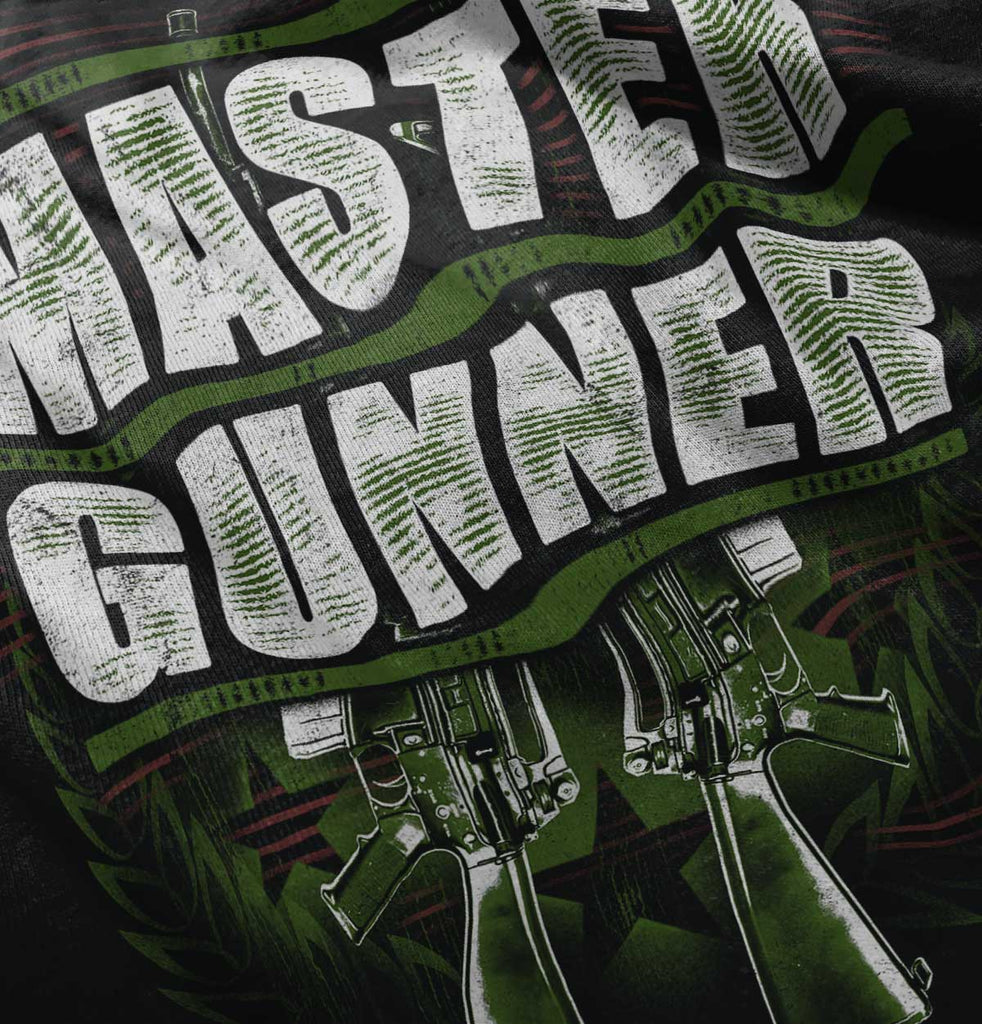Black|Master Gunner V-Neck T-Shirt|Tactical Tees