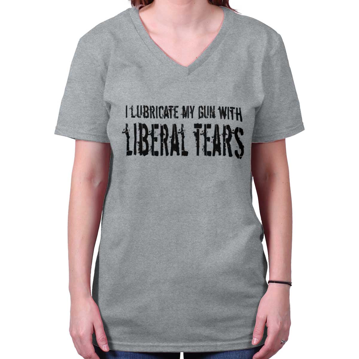SportGrey|Liberal Tears V-Neck T-Shirt|Tactical Tees