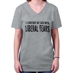 SportGrey|Liberal Tears V-Neck T-Shirt|Tactical Tees