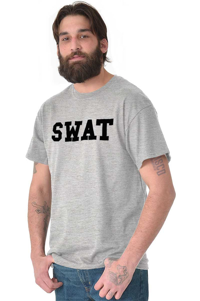 Male_SportGrey1|SWAT Logo T-Shirt|Tactical Tees