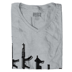 SportGrey|My Family Junior Fit V-Neck T-Shirt|Tactical Tees